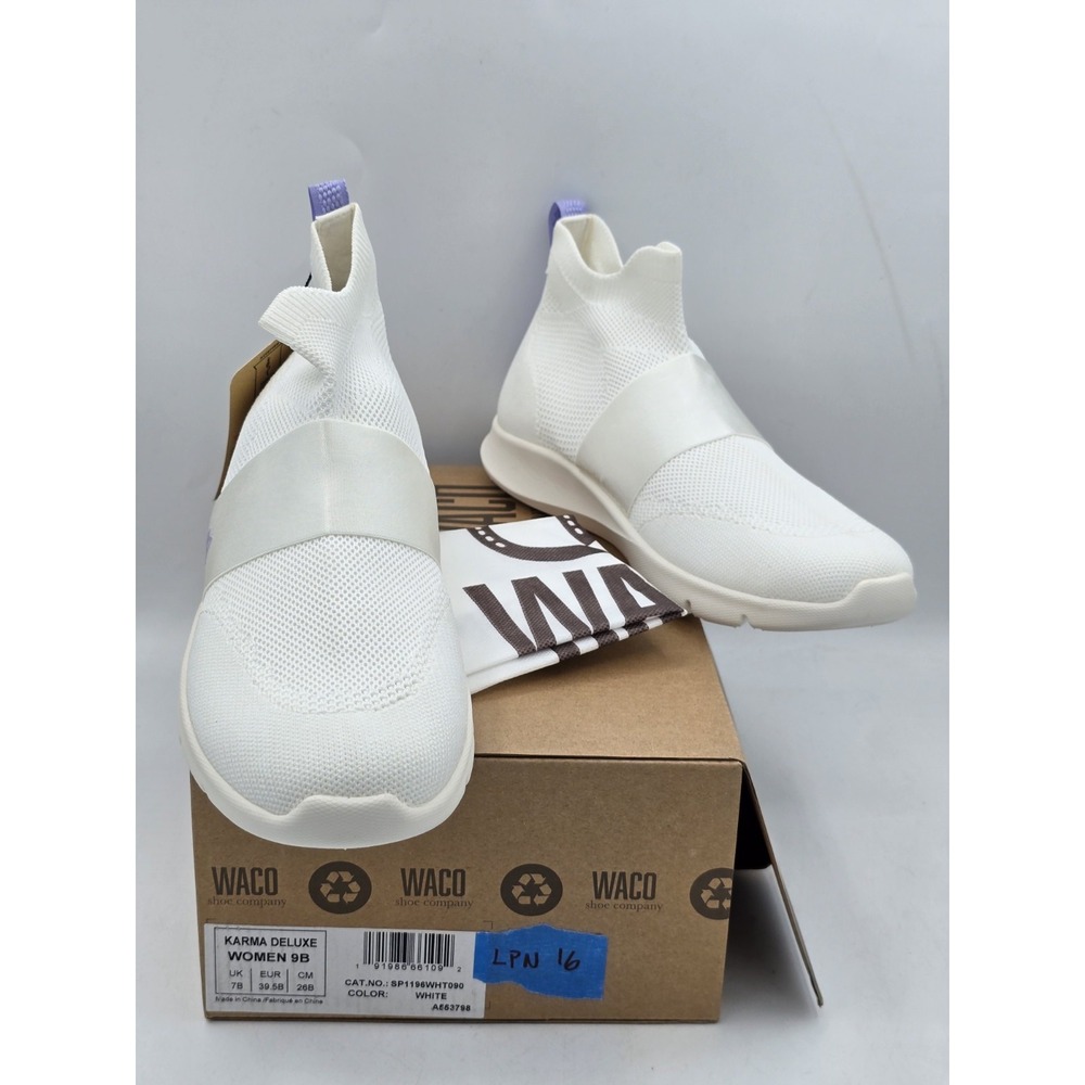 NEW Spenco Women's Karma Deluxe Sneaker, White, Size 9‎ B